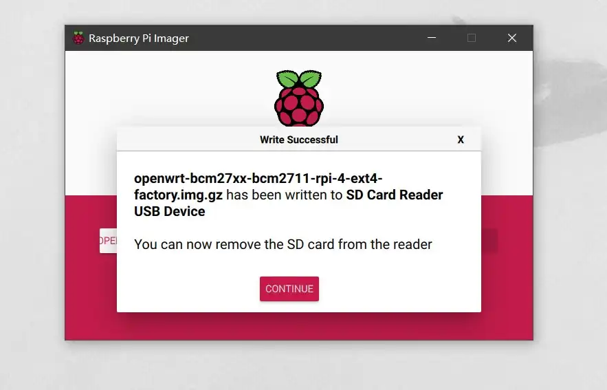 OpenWRT raspberrypi4 Ubuntu20.04